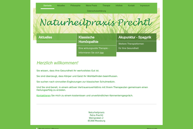 naturheilpraxis-prechtl.de - Heilpraktiker Moosburg An Der Isar