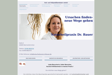 naturheilpraxis-drbauer.de - Heilpraktiker Wermelskirchen