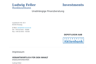 feller-invest.de - Anlageberatung Freising
