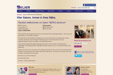 klier.de/salons/details/bero-zentrum - Barbier Oberhausen