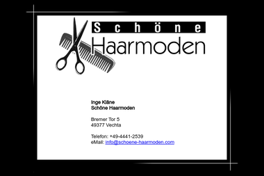 schoene-haarmoden.com - Barbier Vechta