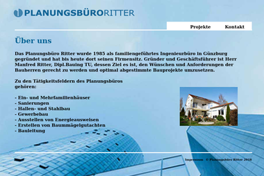 planungsbuero-ritter.de - Bauleiter Günzburg
