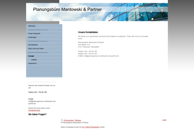 planungsbuero-mantowski-und-partner.de/kontakt - Bauleiter Seevetal