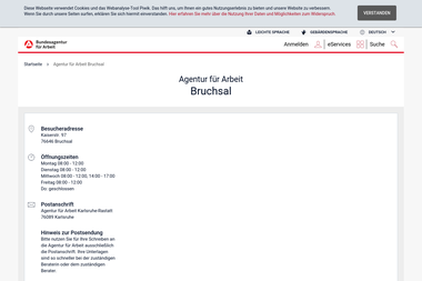 con.arbeitsagentur.de/prod/apok/service-vor-ort/agentur-fuer-arbeit-bruchsal-bruchsal.html - Berufsberater Bruchsal