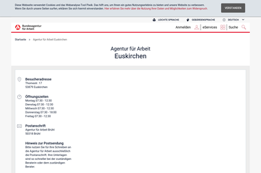 con.arbeitsagentur.de/prod/apok/service-vor-ort/agentur-fuer-arbeit-euskirchen-euskirchen.html - Berufsberater Euskirchen