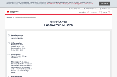 con.arbeitsagentur.de/prod/apok/service-vor-ort/agentur-fuer-arbeit-hannoversch-muenden-hann-muenden - Berufsberater Hann. Münden