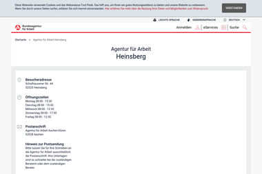 con.arbeitsagentur.de/prod/apok/service-vor-ort/agentur-fuer-arbeit-heinsberg-heinsberg.html - Berufsberater Heinsberg