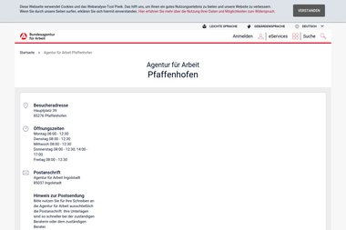 con.arbeitsagentur.de/prod/apok/service-vor-ort/agentur-fuer-arbeit-pfaffenhofen-pfaffenhofen.html - Berufsberater Pfaffenhofen An Der Ilm
