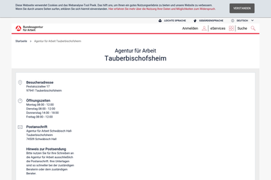 con.arbeitsagentur.de/prod/apok/service-vor-ort/agentur-fuer-arbeit-tauberbischofsheim-tauberbischof - Berufsberater Tauberbischofsheim