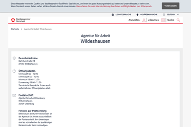 con.arbeitsagentur.de/prod/apok/service-vor-ort/agentur-fuer-arbeit-wildeshausen-wildeshausen.html - Berufsberater Wildeshausen