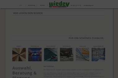 wiedey.net - Bodenleger Bielefeld
