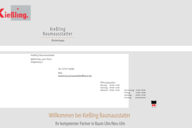 kiessling-raumausstatter.de - Bodenleger Neu-Ulm