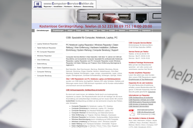 computer-service-biehler.de - Computerservice Bad Salzuflen