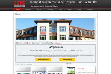 isys-web.de - Computerservice Bergen Auf Rügen