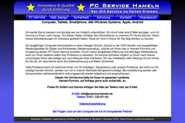pcservice-hameln.de - Computerservice Hameln