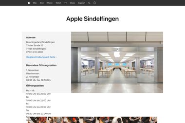apple.com/de/retail/sindelfingen - Computerservice Sindelfingen