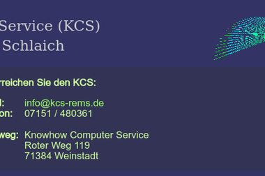 kcsrems.de/kontakt.html - Computerservice Weinstadt