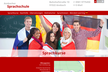 ansbacher-sprachschule.de - Deutschlehrer Ansbach