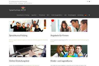 sprachschule-aktiv.de/freising - Deutschlehrer Freising