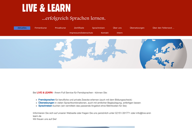 live-and-learn.de - Deutschlehrer Krefeld