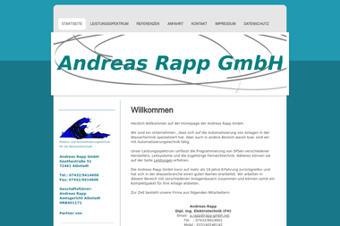 rapp-gmbh.net - Elektriker Albstadt