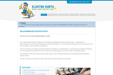 elektrokurth.de - Elektriker Arnsberg