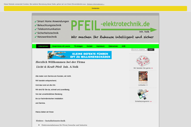 pfeil-elektrotechnik.de - Elektriker Backnang
