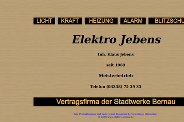 elektro-jebens.de - Elektriker Bernau Bei Berlin