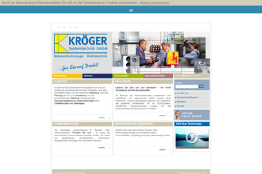 kroeger-systemtechnik.de - Elektriker Bünde