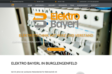 elektro-bayerl.de - Elektriker Burglengenfeld