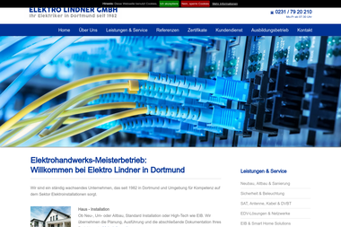 elektro-lindner-gmbh.de - Elektriker Dortmund