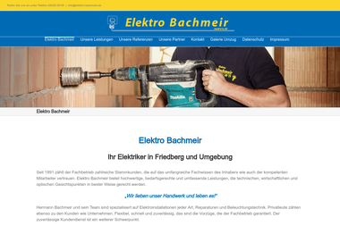 elektro-bachmeir.de - Elektriker Friedberg
