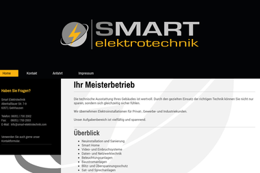 smart-elektrotechnik.com - Elektriker Gelnhausen