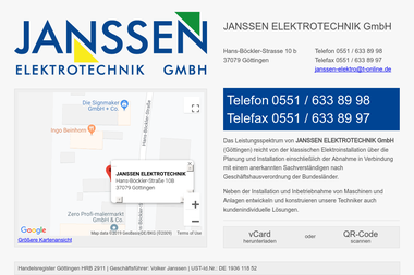 janssen-elektrotechnik.de - Elektriker Göttingen