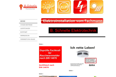 b-schnelle.de - Elektriker Haan