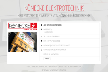 koenecke-elektrotechnik.de - Elektriker Haiger