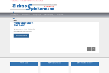 elektro-spiekermann.de - Elektriker Herten