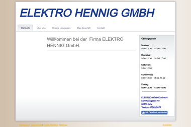 hennig-elektro.de - Elektriker Isny Im Allgäu