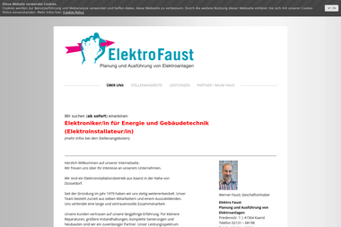 elektro-faust.de - Elektriker Kaarst