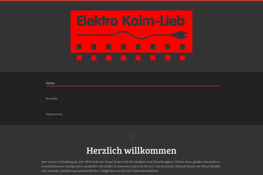 kaim-lieb.de - Elektriker Kronach
