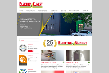 elektro-kunert.de - Elektriker Lauchhammer