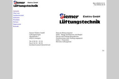 siemer-elektro-gmbh.de - Elektriker Löningen
