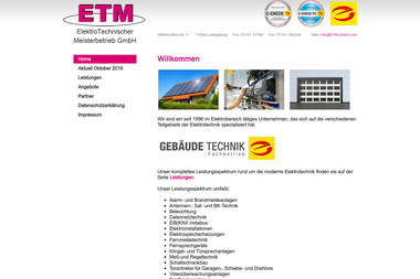 etm-gmbh.com - Elektriker Ludwigsburg