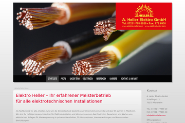 elektro-heller.com - Elektriker Pforzheim