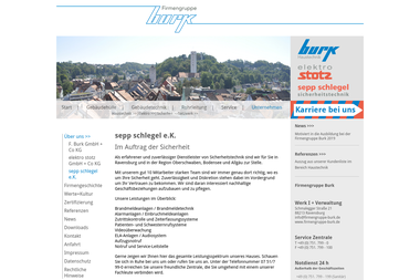 firmengruppe-burk.de/de/unternehmen/ueber-uns/sepp-schlegel-ek.html - Elektriker Ravensburg