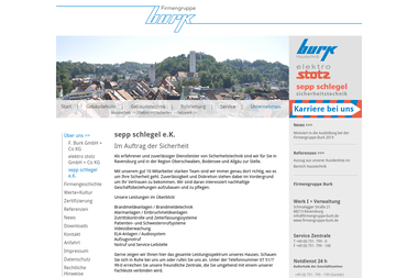 firmengruppe-burk.de/unternehmen/ueber-uns/sepp-schlegel-ek.html - Elektriker Ravensburg