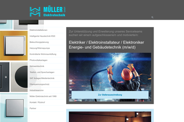 mueller-et.de/de/index.php - Elektriker Renningen