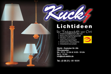 kuck-elektro.de - Elektriker Ribnitz-Damgarten