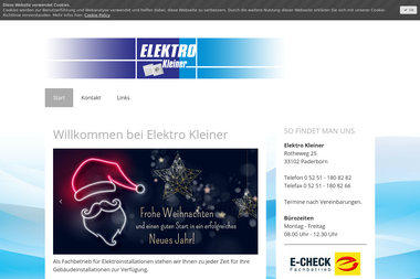 elektro-kleiner.de - Elektriker Salzkotten