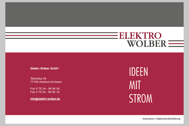 elektro-wolber.de - Elektriker Schramberg